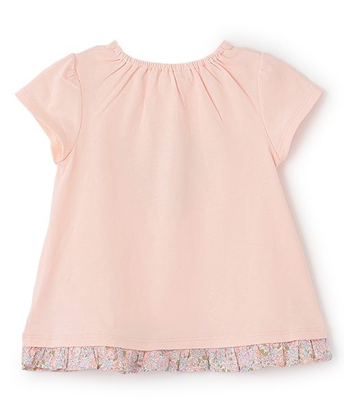 sense of wonder(センスオブワンダー)の「【マイメロディ】LibertyアップリケTシャツ(Tシャツ/カットソー・キッズ・ピンク/オフホワイト・110cm/90cm/80cm/130cm/120cm/100cm)」の4枚目の写真