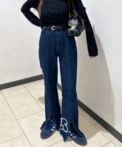 kastane カスタネ　デッドストックフラワーデニム Kastane（カスタネ）の「DEAD STOCK FLOWER DENIM（デニムパンツ