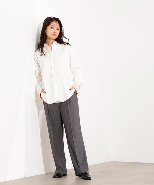 N.（N. Natural Beauty Basic）（エヌエヌナチュラルビューティーベーシック）の「365daysシャツ（シャツ/ブラウス・レディース・イエロー系その他/ピンク系その他/オフホワイト/ブルー/ボルドー・MEDIUM）」の16枚目の写真