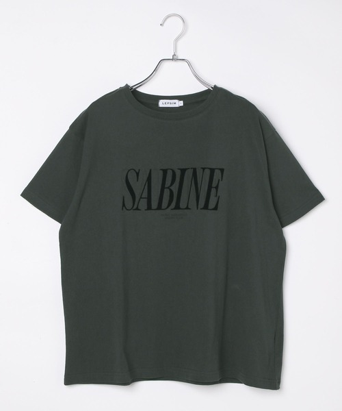 セール】ロゴ刺繍プリントT 588075（Tシャツ/カットソー