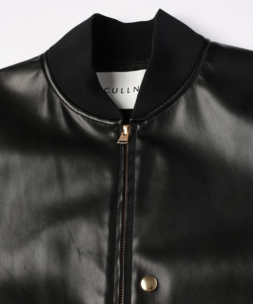 CULLNI(クルニ)の「Faux Leather MA-1(MA-1・メンズ・ブラック・2/1/0)」の7枚目の写真