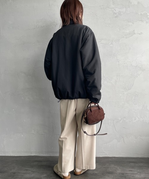 FRED PERRY/フレッドペリー] 別注 パデッドボタン 中綿ジャケット