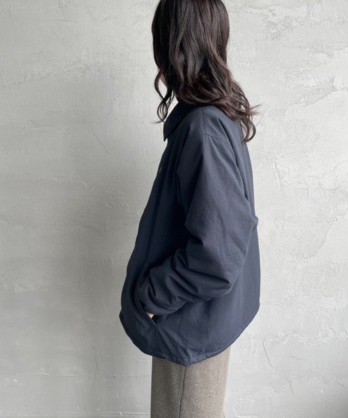 FRED PERRY/フレッドペリー] 別注 パデッドボタン 中綿ジャケット