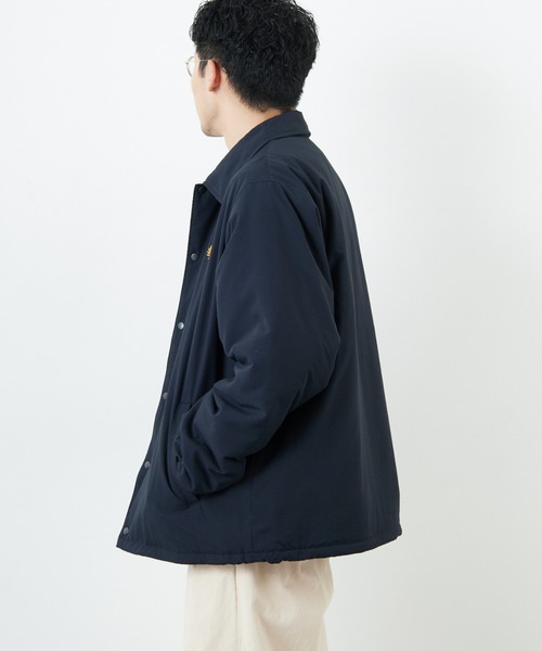 FRED PERRY/フレッドペリー] 別注 パデッドボタン 中綿ジャケット