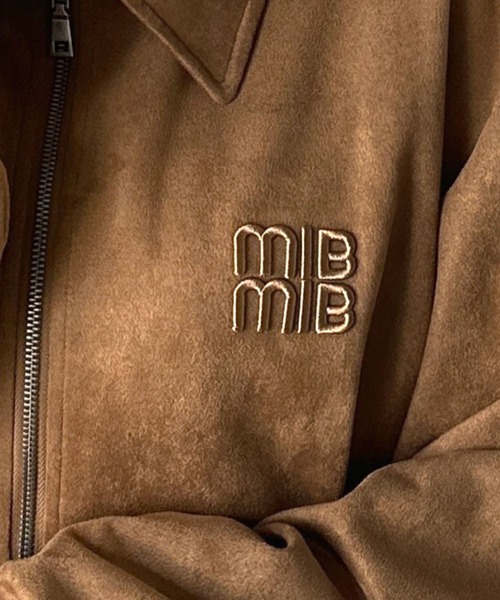 mily bilet（ミウィビレット）の「【mily bilet】柔らかタッチで重ね着にも最適♪立体刺繍デザインスエードポンチ素材ダブルジップブルゾン アウター（ブルゾン・レディース・キャメル/チャコール・X-LARGE/LARGE/MEDIUM/SMALL）」の20枚目の写真