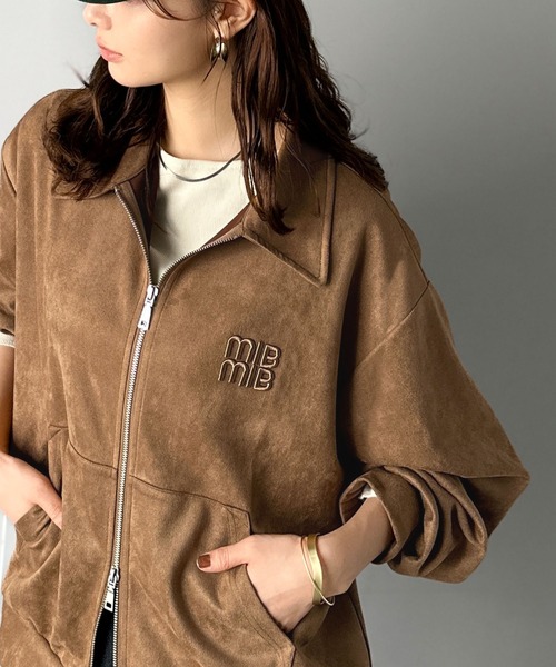 セール】【mily bilet】柔らかタッチで重ね着にも最適♪立体刺繍