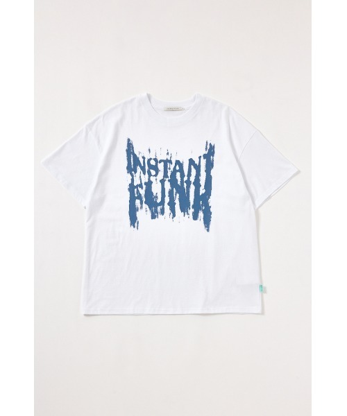 InstantFunk(インスタントファンク)の「【INSTANTFUNK】ダメージ グラフィック Tシャツ(Tシャツ/カットソー・レディース・ライトブルー/ホワイト・X-LARGE/LARGE)」の2枚目の写真