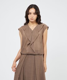 EPOCA（エポカ）の「ウールボイル フリルブラウス（シャツ/ブラウス）」