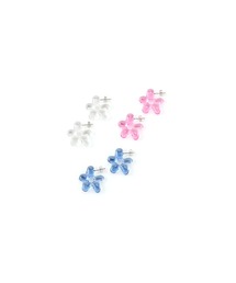 Casselini(キャセリーニ)ミニクリアフラワーピアス