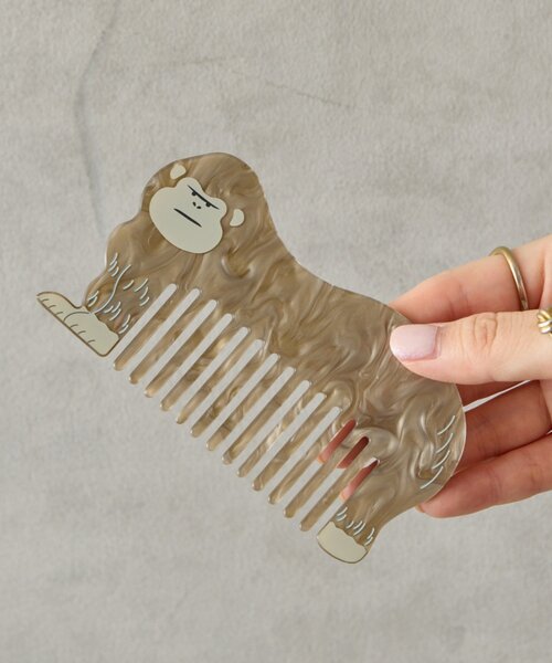 BIRTHDAY BAR（バースデイバー）の「With Animals　コーム（ヘアブラシ・レディース・ブラック/グレー/ゴールド・0）」の2枚目の写真