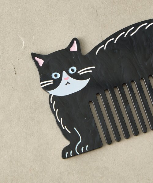 BIRTHDAY BAR（バースデイバー）の「With Animals　コーム（ヘアブラシ・レディース・ブラック/グレー/ゴールド・0）」の8枚目の写真