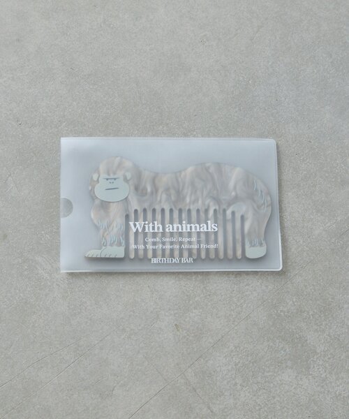 BIRTHDAY BAR（バースデイバー）の「With Animals　コーム（ヘアブラシ・レディース・ブラック/グレー/ゴールド・0）」の14枚目の写真