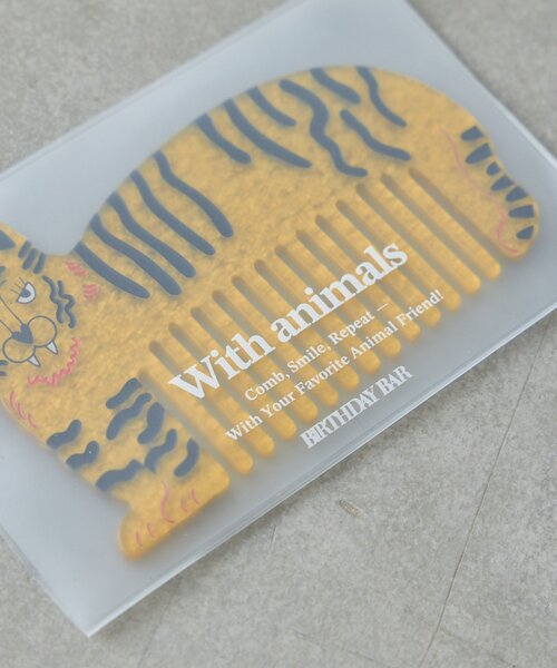 BIRTHDAY BAR（バースデイバー）の「With Animals　コーム（ヘアブラシ・レディース・ブラック/グレー/ゴールド・0）」の19枚目の写真