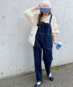 セール】【LIBERTY/リバティ】（UN）RIGID DENIM BIB OVERALLS