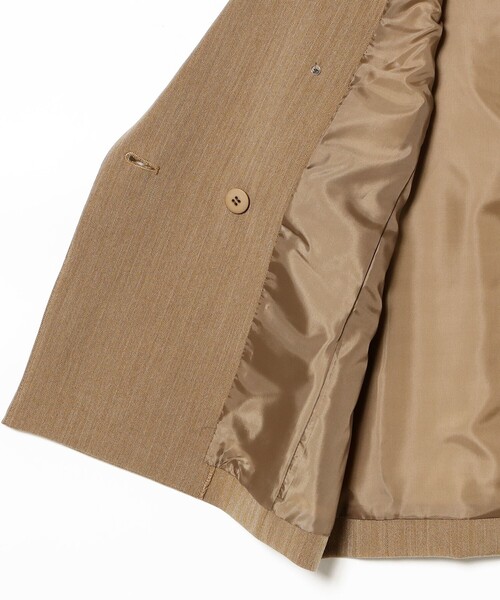 Ray BEAMS（レイビームス）の「ヘリンボーン 4ボタン ダブルブレスト ジレ（ベスト・レディース・カーキ/チャコールグレー・0/1）」の18枚目の写真