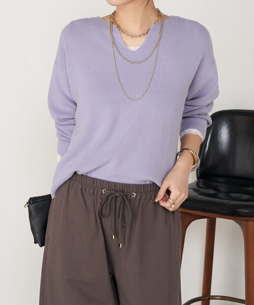 << 新品未使用品 >> パンディエスタ 雪合戦 ゆったりニット L サイズ パンディエスタ 雪合戦 ゆったりニット XXLサイズ