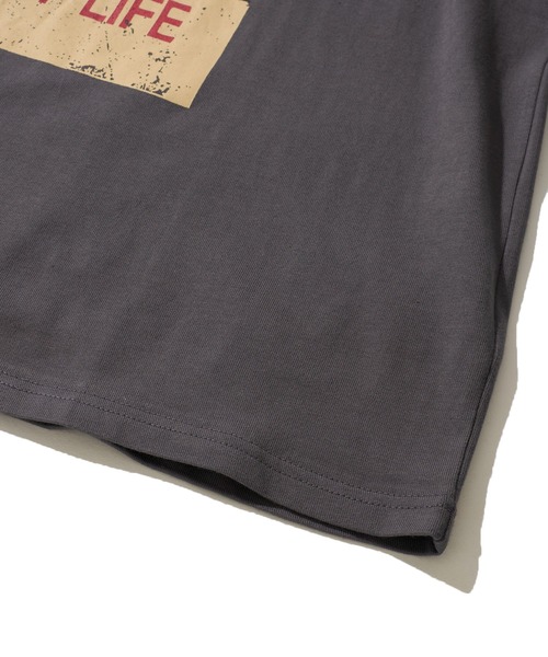 TETE HOMME(テットオム)の「ネコ グラフィックプリント クルーネックTシャツ / アニマルプリントTシャツ(Tシャツ/カットソー・レディース・グレー系1/ホワイト系1/グレー系2/ホワイト系2・LARGE/X-LARGE/MEDIUM)」の11枚目の写真