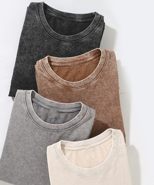 NEW GENTLEMAN(ニュージェントルマン)の「ブラックアウト ピグメント加工 オーバーサイズ ロンT(Tシャツ/カットソー・メンズ・グレー/ブラック/ピンク/ブラウン/オリーブ/グレイッシュベージュ・M/XL/L)」の10枚目の写真