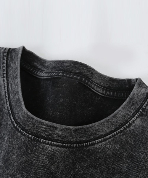NEW GENTLEMAN(ニュージェントルマン)の「ブラックアウト ピグメント加工 オーバーサイズ ロンT(Tシャツ/カットソー・メンズ・グレー/ブラック/ピンク/ブラウン/オリーブ/グレイッシュベージュ・M/XL/L)」の16枚目の写真