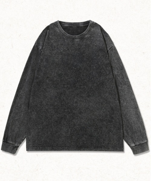 NEW GENTLEMAN(ニュージェントルマン)の「ブラックアウト ピグメント加工 オーバーサイズ ロンT(Tシャツ/カットソー・メンズ・グレー/ブラック/ピンク/ブラウン/オリーブ/グレイッシュベージュ・M/XL/L)」の20枚目の写真