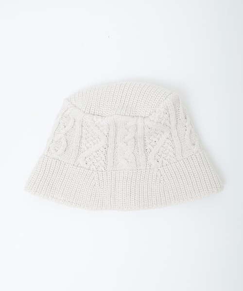 Ruben(ルーベン)の「Ruben /リバーシブル ニットバケットハット ニットキャップ(ハット・レディース・グリーン/ブラック/アイボリー/グレー・FREE)」の5枚目の写真