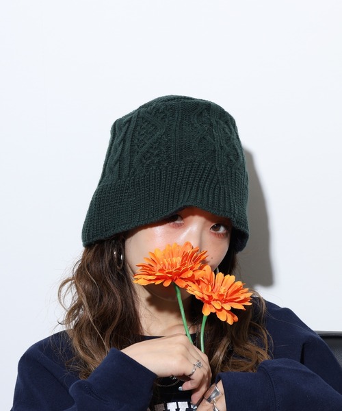 Ruben(ルーベン)の「Ruben /リバーシブル ニットバケットハット ニットキャップ(ハット・レディース・グリーン/ブラック/アイボリー/グレー・FREE)」の20枚目の写真