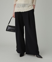 BABYLONE | 【多機能素材】ダブルクロス2タックワイドパンツ(その他パンツ)