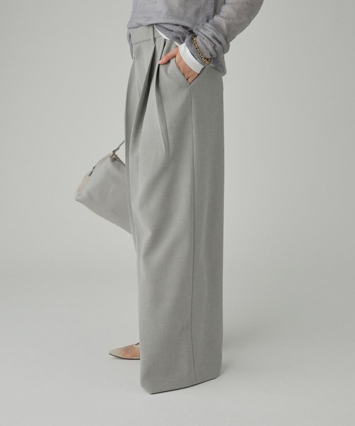 セール】【多機能素材】ダブルクロス2タックワイドパンツ（その他
