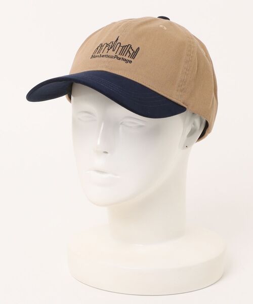 Manhattan Portage（マンハッタンポーテージ）の「Manhattan Portage/マンハッタンポーテージ キャップ PIGMENT TWILL SUEDE VISOR MP338（キャップ・メンズ・ブラウン/アイボリー/ネイビー・FREE）」の15枚目の写真