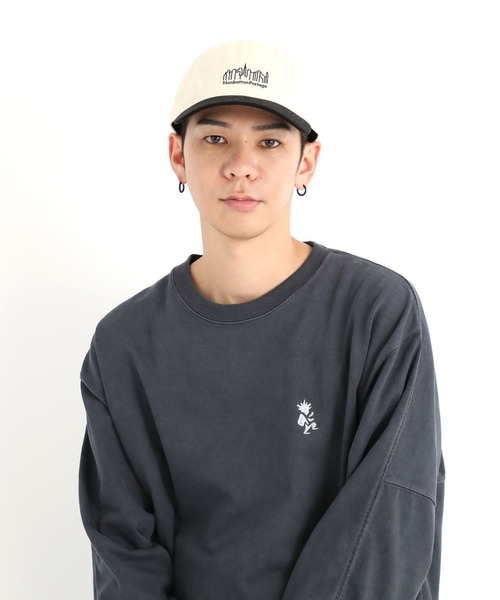Manhattan Portage（マンハッタンポーテージ）の「Manhattan Portage/マンハッタンポーテージ キャップ PIGMENT TWILL SUEDE VISOR MP338（キャップ・メンズ・ブラウン/アイボリー/ネイビー・FREE）」の11枚目の写真