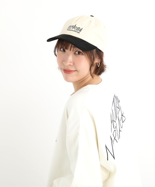 Manhattan Portage（マンハッタンポーテージ）の「Manhattan Portage/マンハッタンポーテージ キャップ PIGMENT TWILL SUEDE VISOR MP338（キャップ・メンズ・ブラウン/アイボリー/ネイビー・FREE）」の12枚目の写真