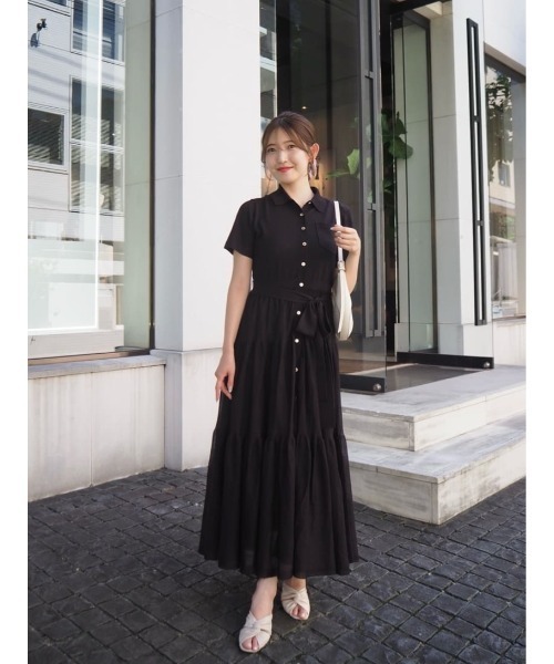 Romane Tiered Knit Dress（ワンピース）｜Her lip to（ハーリップ