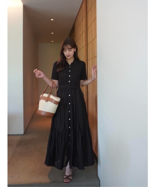 Romane Tiered Knit Dress（ワンピース）｜Her lip to（ハー