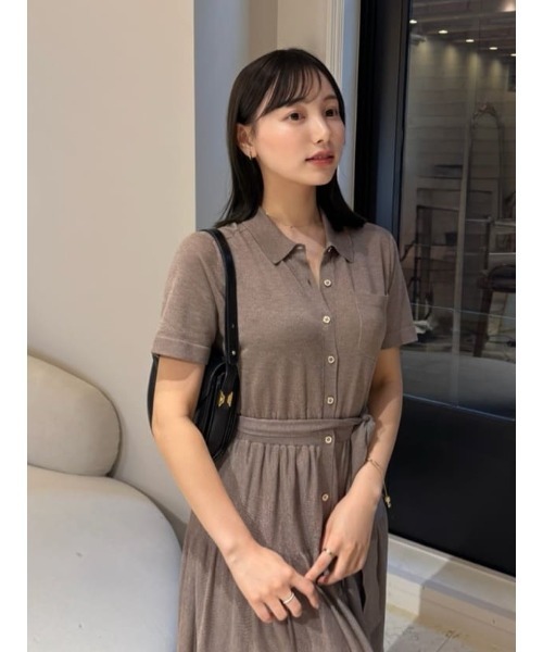 Romane Tiered Knit Dress（ワンピース）｜Her lip to（ハー