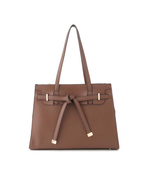 VIS（ビス）の「【新色追加】【A4収納】フラップタイトートバッグ（トートバッグ・レディース・ダークブラウン/ベージュ系その他2/ブラック・FREE）」の12枚目の写真