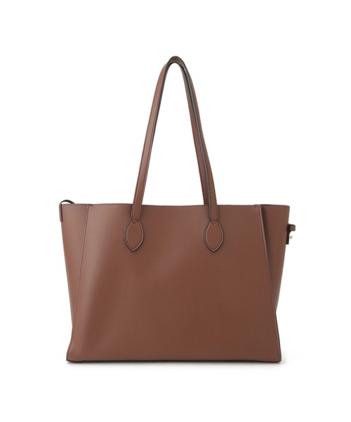 VIS（ビス）の「【新色追加】【A4収納】フラップタイトートバッグ（トートバッグ・レディース・ダークブラウン/ベージュ系その他2/ブラック・FREE）」の14枚目の写真