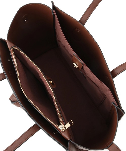 VIS（ビス）の「【新色追加】【A4収納】フラップタイトートバッグ（トートバッグ・レディース・ダークブラウン/ベージュ系その他2/ブラック・FREE）」の17枚目の写真