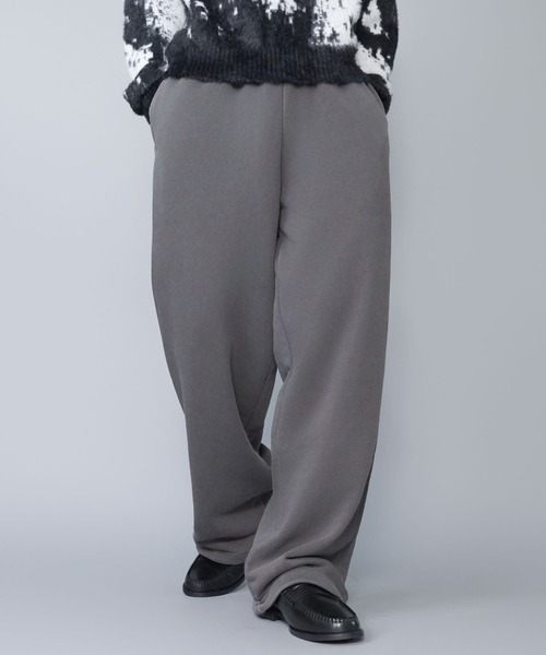 SPINNS(スピンズ)の「カラースウェットパンツ/セミワイドシルエット/ユニセックス(スウェットパンツ・メンズ・ピンク/チャコール/杢グレー/アッシュグレー/ブラック・L/M/S)」の4枚目の写真