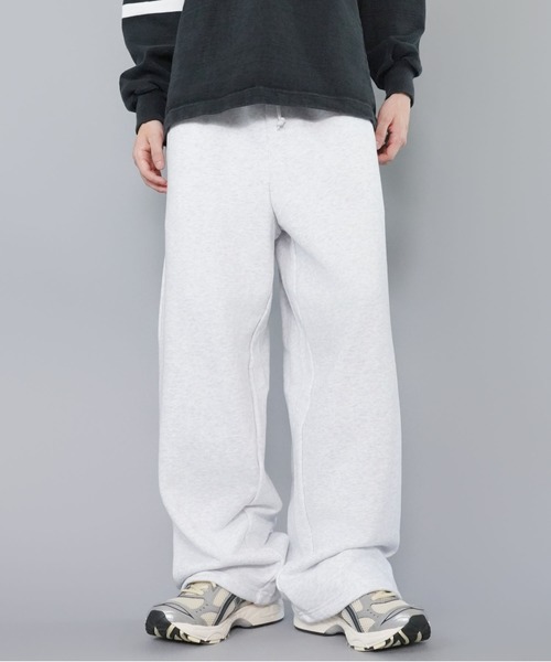 SPINNS(スピンズ)の「カラースウェットパンツ/セミワイドシルエット/ユニセックス(スウェットパンツ・メンズ・ピンク/チャコール/杢グレー/アッシュグレー/ブラック・L/M/S)」の3枚目の写真