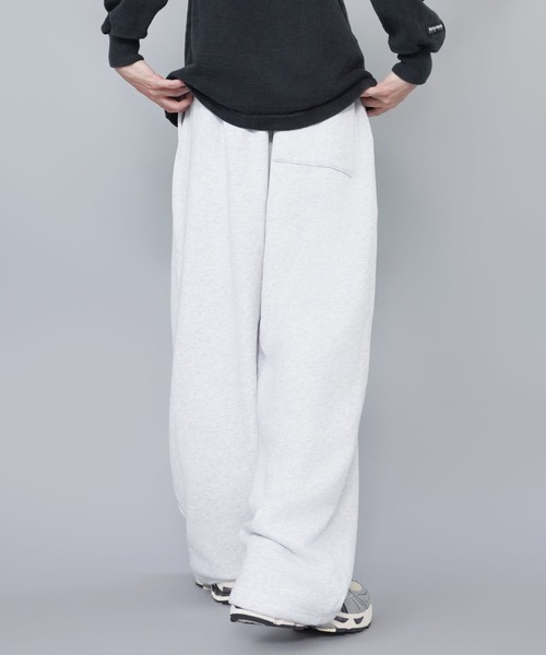 SPINNS(スピンズ)の「カラースウェットパンツ/セミワイドシルエット/ユニセックス(スウェットパンツ・メンズ・ピンク/チャコール/杢グレー/アッシュグレー/ブラック・L/M/S)」の19枚目の写真