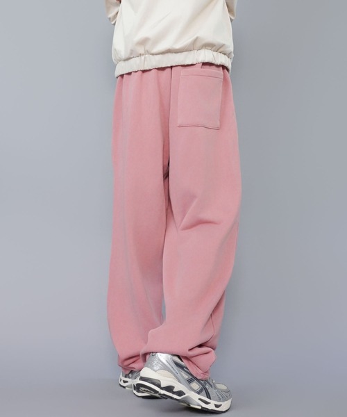 SPINNS(スピンズ)の「カラースウェットパンツ/セミワイドシルエット/ユニセックス(スウェットパンツ・メンズ・ピンク/チャコール/杢グレー/アッシュグレー/ブラック・L/M/S)」の16枚目の写真