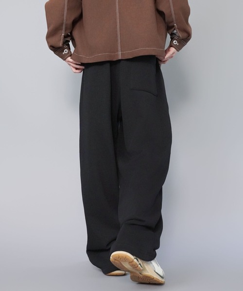 SPINNS(スピンズ)の「カラースウェットパンツ/セミワイドシルエット/ユニセックス(スウェットパンツ・メンズ・ピンク/チャコール/杢グレー/アッシュグレー/ブラック・L/M/S)」の13枚目の写真