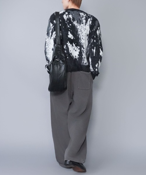 SPINNS（スピンズ）の「カラースウェットパンツ/セミワイドシルエット/ユニセックス（スウェットパンツ・メンズ・ピンク/チャコール/杢グレー/アッシュグレー/ブラック・L/M/S）」の22枚目の写真