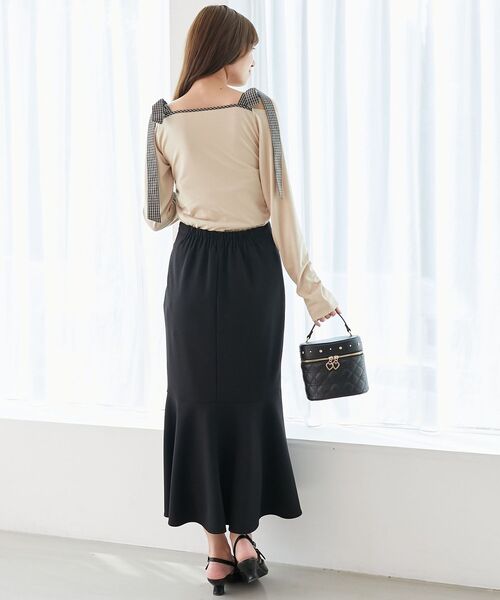 MAJESTIC LEGON（マジェスティックレゴン）の「ベーシックマーメイドスカート（スカート・レディース・ブラウン/チャコールグレー/ブラック・MEDIUM/SMALL）」の20枚目の写真