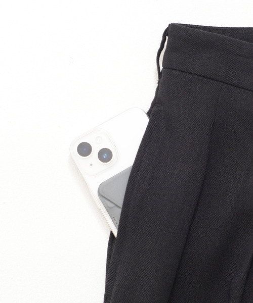 CavariA（キャバリア）の「ワイドテーパードラウザーズ（その他パンツ・メンズ・ブラック/ライトベージュ・マルチサイズ）」の12枚目の写真