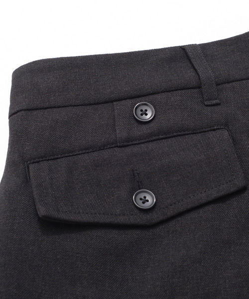 CavariA（キャバリア）の「ワイドテーパードラウザーズ（その他パンツ・メンズ・ブラック/ライトベージュ・マルチサイズ）」の14枚目の写真