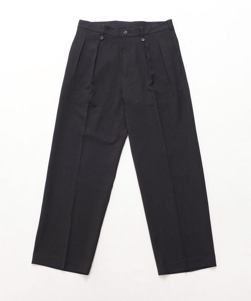 CavariA（キャバリア）の「ワイドテーパードラウザーズ（その他パンツ・メンズ・ブラック/ライトベージュ・マルチサイズ）」の3枚目の写真