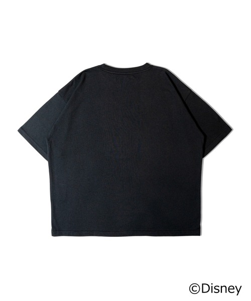 MICKEY MOUSE（ミッキーマウス）の「Mickey 刺繍風ﾌﾟﾘﾝﾄTｼｬﾂ（Tシャツ/カットソー・メンズ・ホワイト/ブラック・L/XL/M）」の6枚目の写真