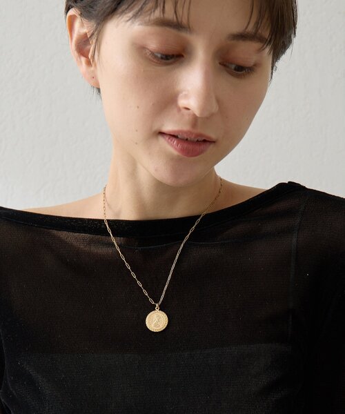 THE PAUSE（ザ ポーズ）の「【THE PAUSE】コインネックレス（ネックレス・レディース・ゴールド/シルバー・FREE）」の3枚目の写真