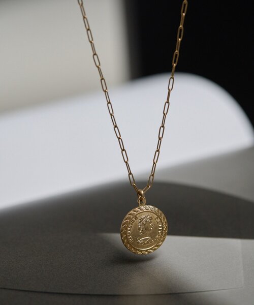 THE PAUSE（ザ ポーズ）の「【THE PAUSE】コインネックレス（ネックレス・レディース・ゴールド/シルバー・FREE）」の4枚目の写真